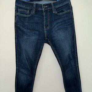 Hollister men’s super skinny, high rise Dark blue